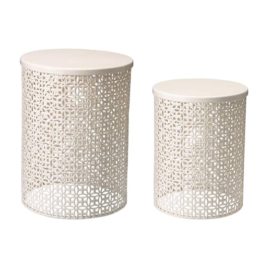 Glitzhome® Multi-Functional Metal Accent Table Set